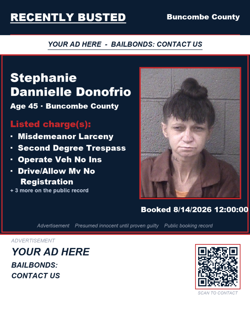 Arrest report — STEPHANIE DANNIELLE DONOFRIO