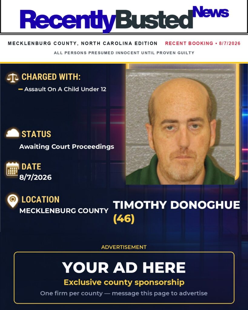 Arrest report — TIMOTHY DONOGHUE