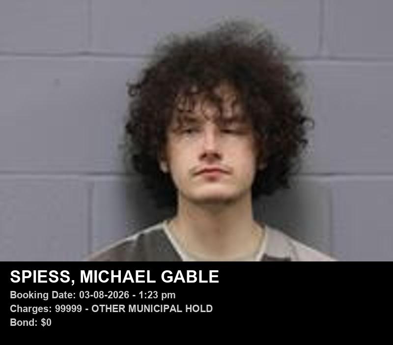 Arrest report - MICHAEL GABLE SPIESS