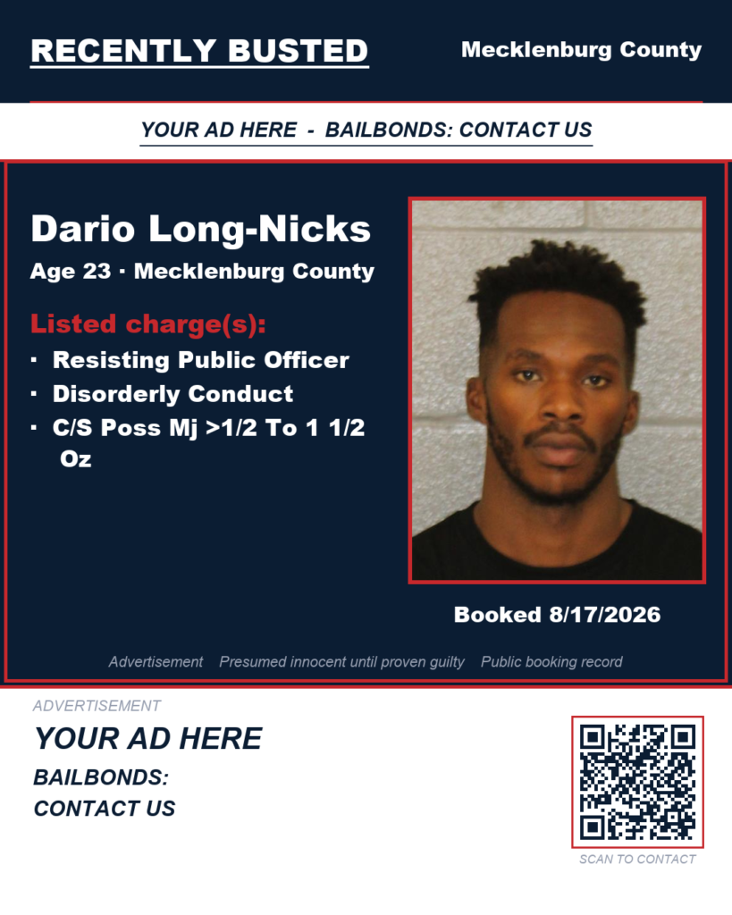 Arrest report — DARIO LONG-NICKS