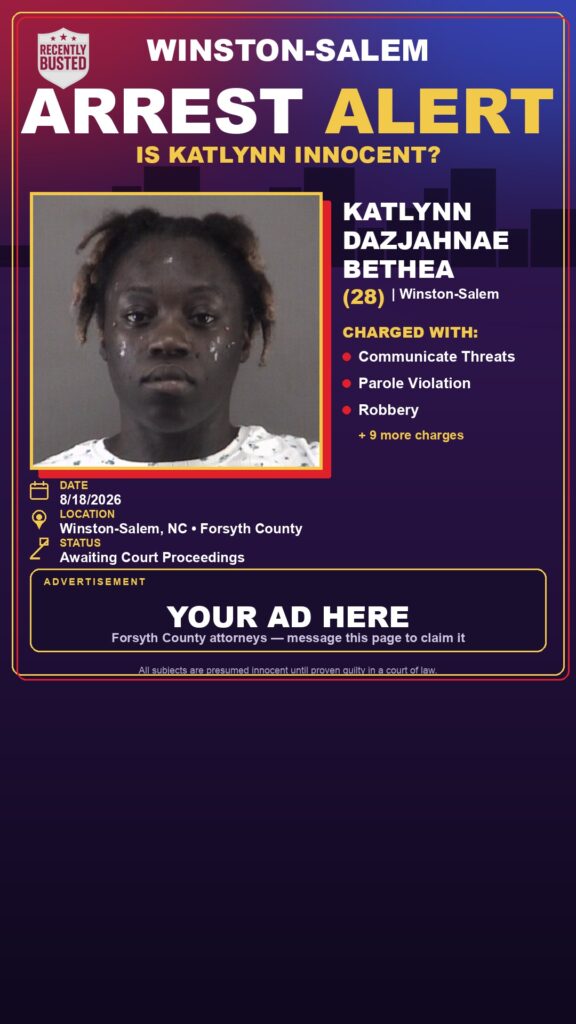 Arrest report — KATLYNN DAZJAHNAE BETHEA
