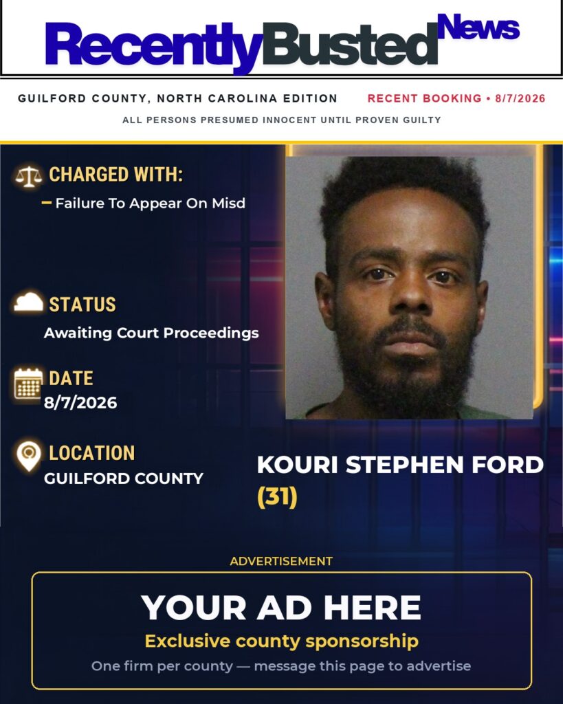 Arrest report — KOURI STEPHEN FORD