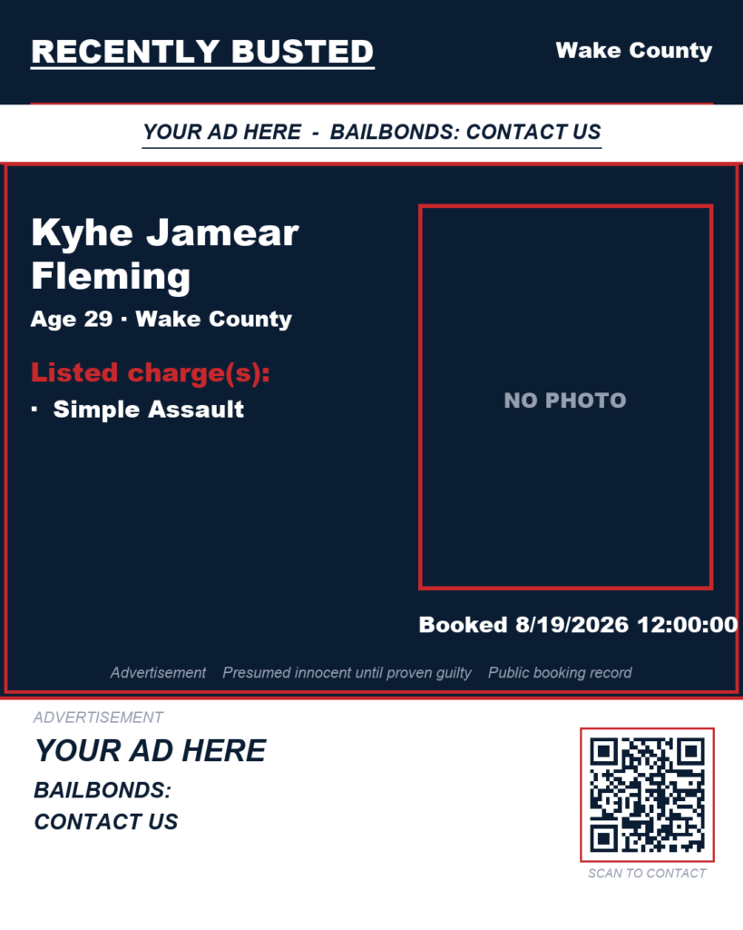 Arrest report — KYHE JAMEAR FLEMING