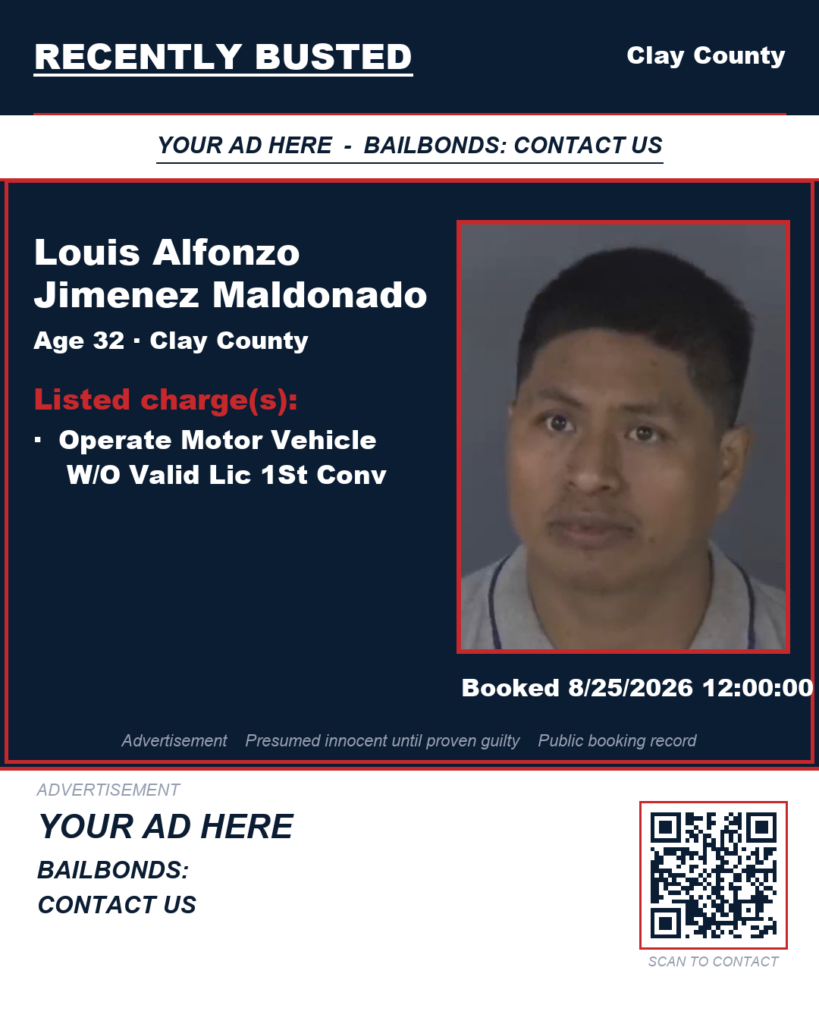 Arrest report - LOUIS ALFONZO JIMENEZ MALDONADO