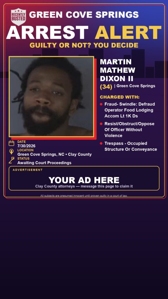 Booking photo of MARTIN MATHEW DIXON II