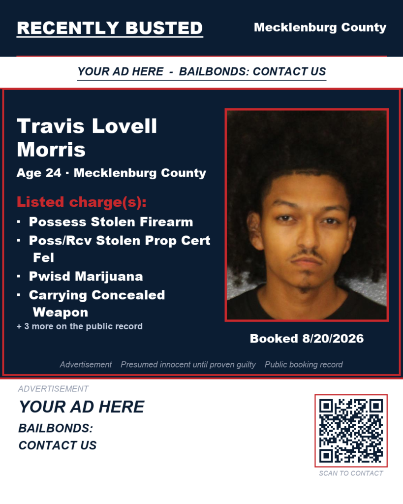 Arrest report - TRAVIS LOVELL MORRIS