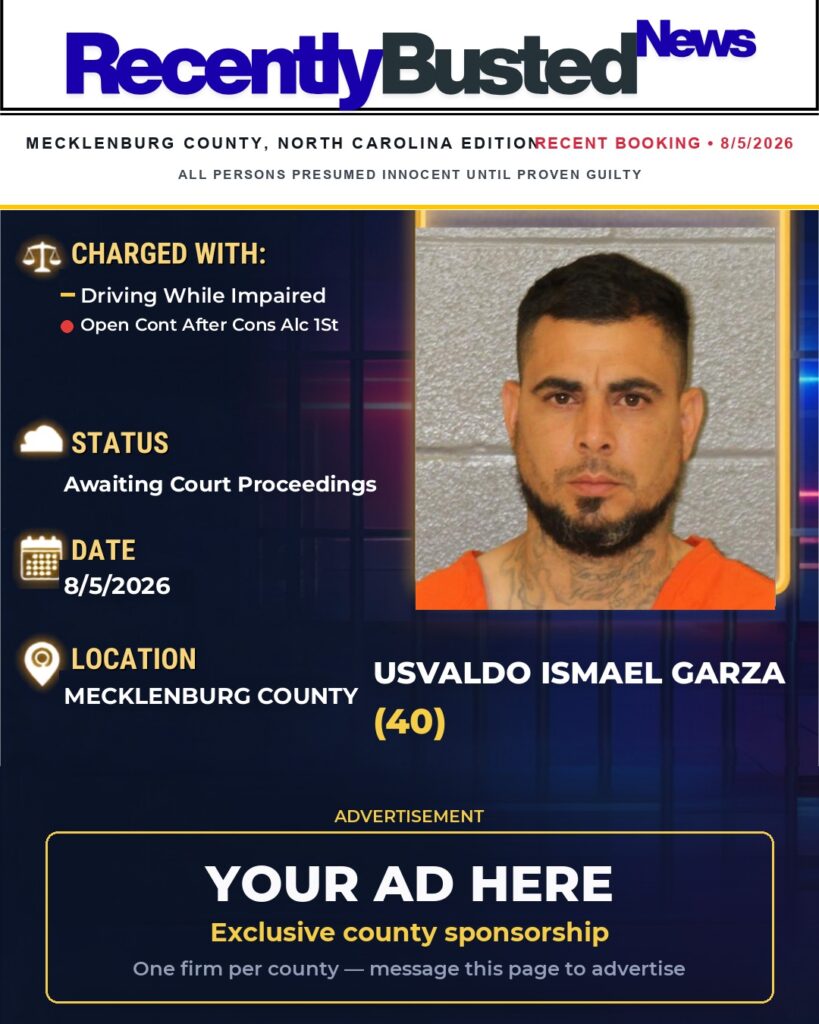 Arrest report โ USVALDO ISMAEL GARZA