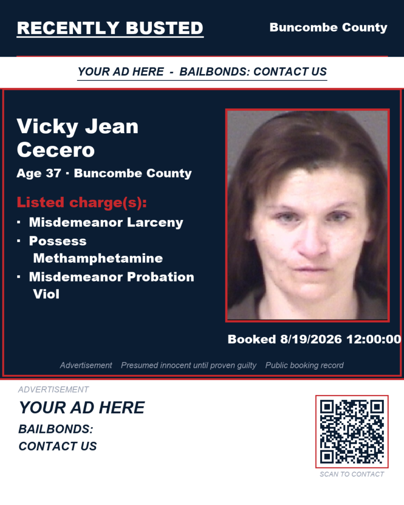 Arrest report - VICKY JEAN CECERO