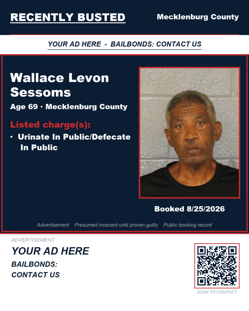 Arrest report - WALLACE LEVON SESSOMS