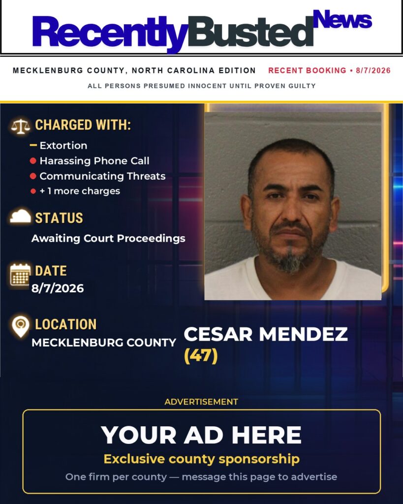 Arrest report โ CESAR MENDEZ