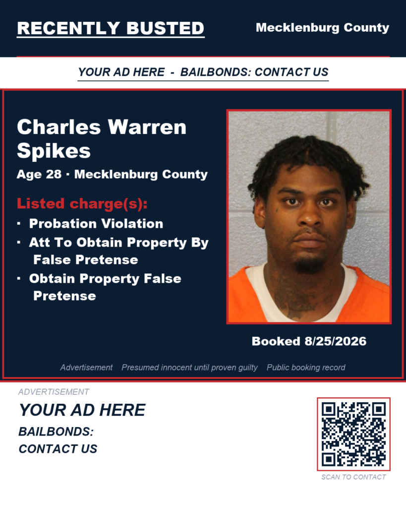 Arrest report - CHARLES WARREN SPIKES