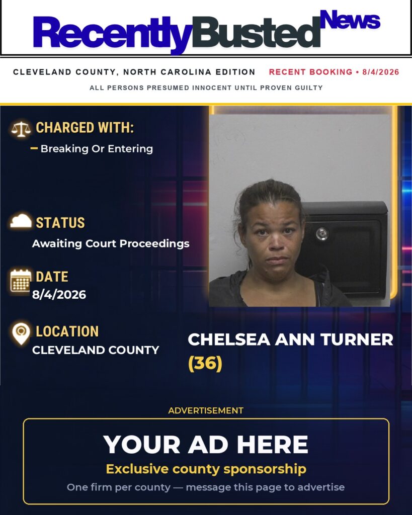 Arrest report โ CHELSEA ANN TURNER
