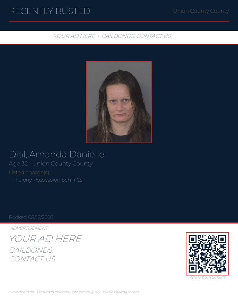 Arrest report — DIAL, AMANDA DANIELLE