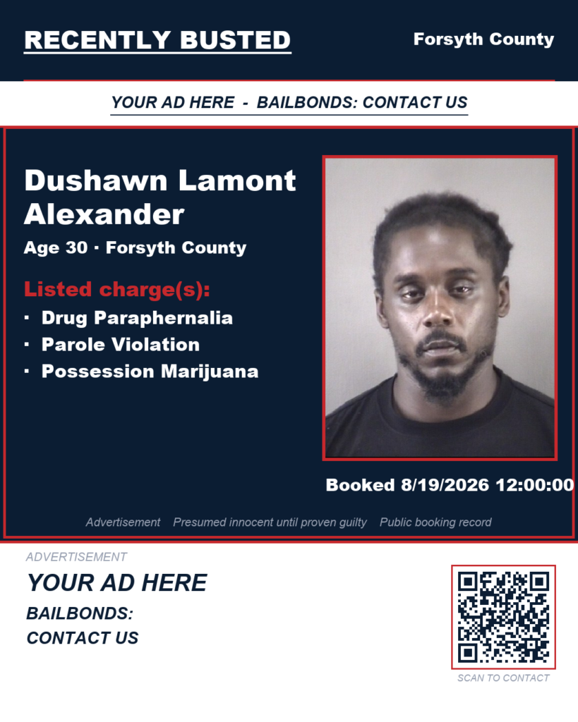 Arrest report - DUSHAWN LAMONT ALEXANDER