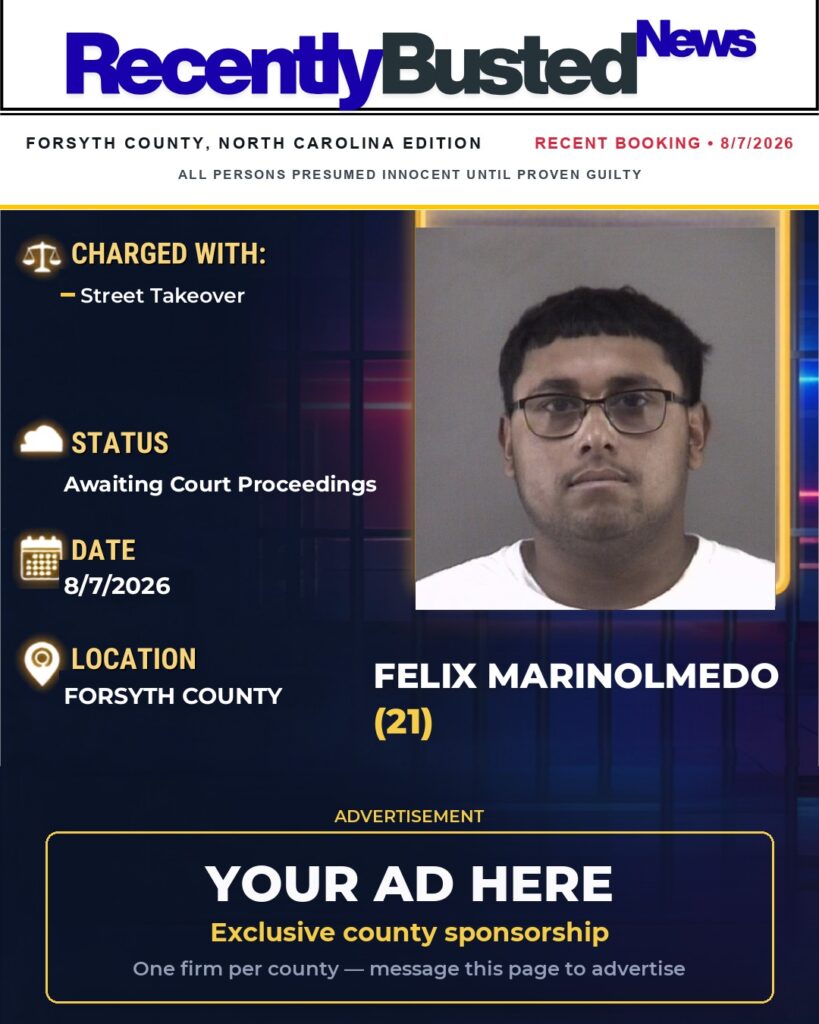 Arrest report — FELIX MARINOLMEDO