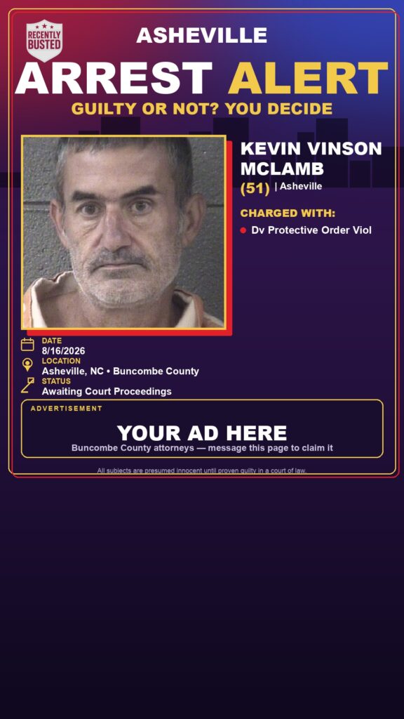 Arrest report — KEVIN VINSON MCLAMB