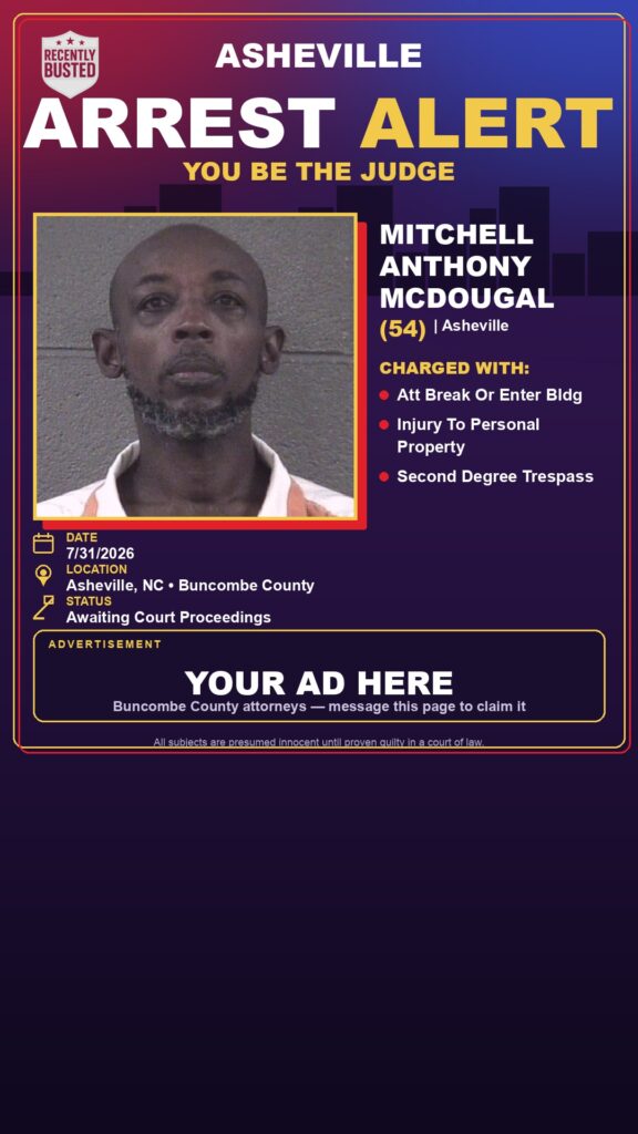 Booking photo of MITCHELL ANTHONY MCDOUGAL