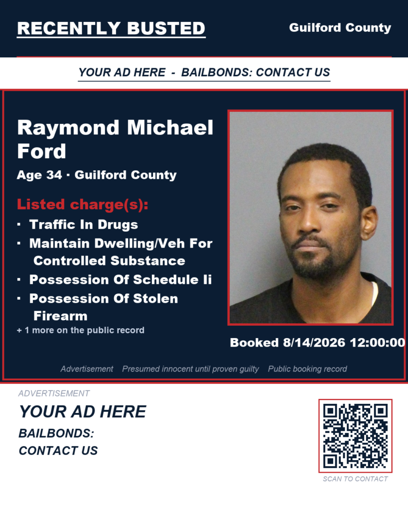 Arrest report — RAYMOND MICHAEL FORD