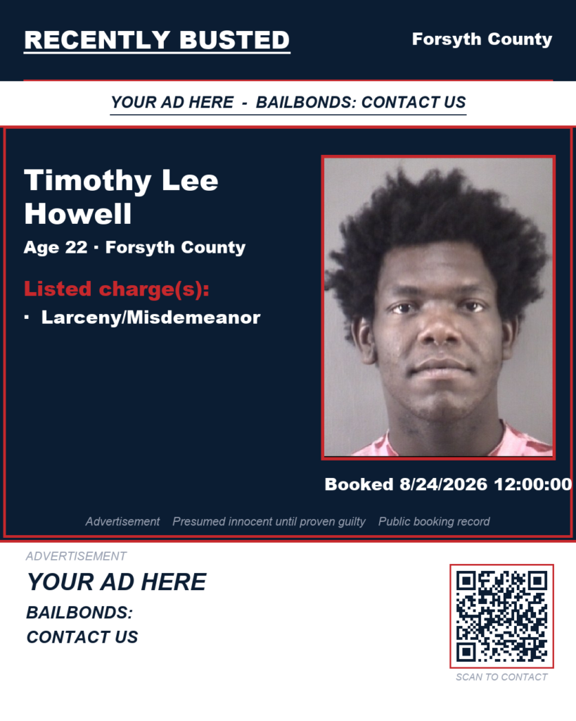 Arrest report - TIMOTHY LEE HOWELL