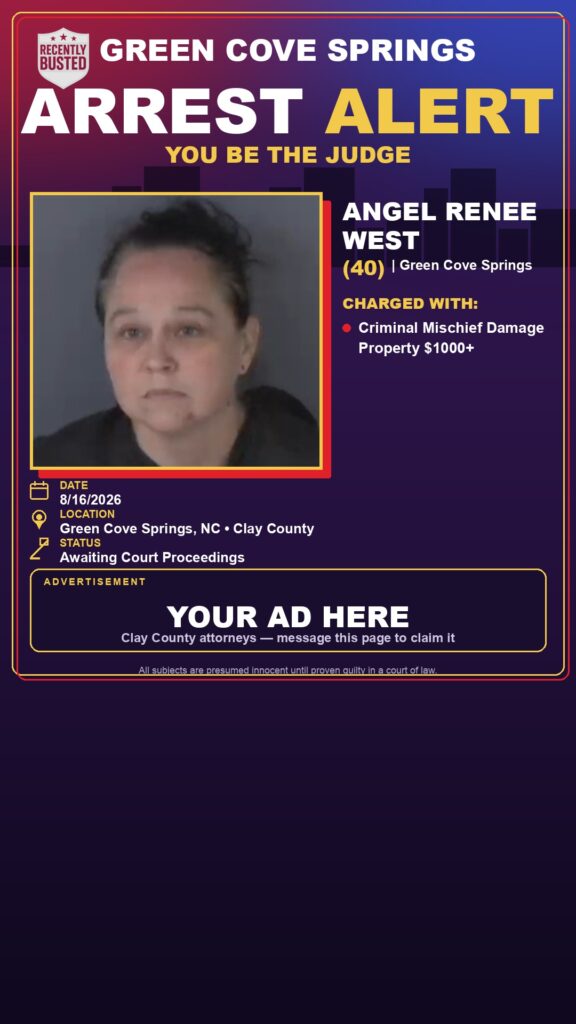 Arrest report — ANGEL RENEE WEST