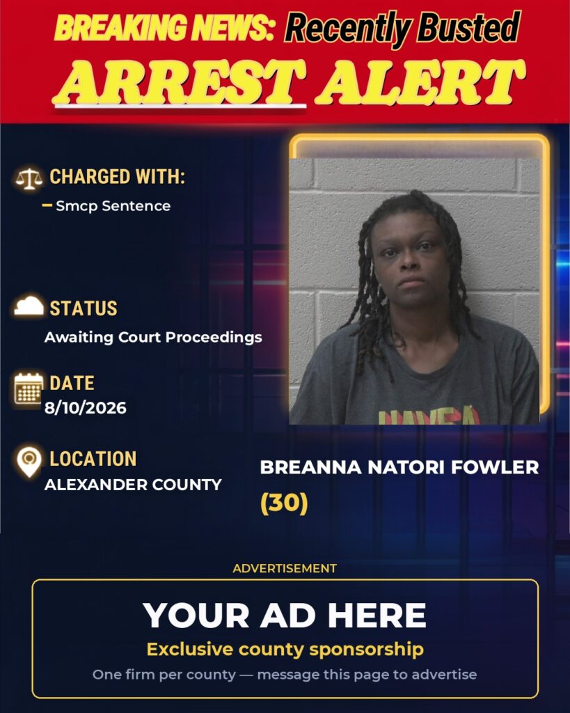 Arrest report — BREANNA NATORI FOWLER