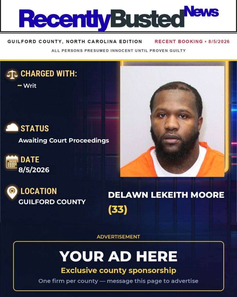 Arrest report — DELAWN LEKEITH MOORE