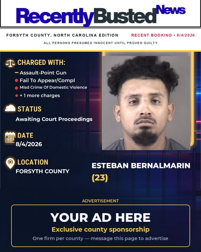 Arrest report โ ESTEBAN BERNALMARIN
