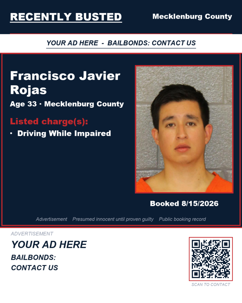 Arrest report - FRANCISCO JAVIER ROJAS