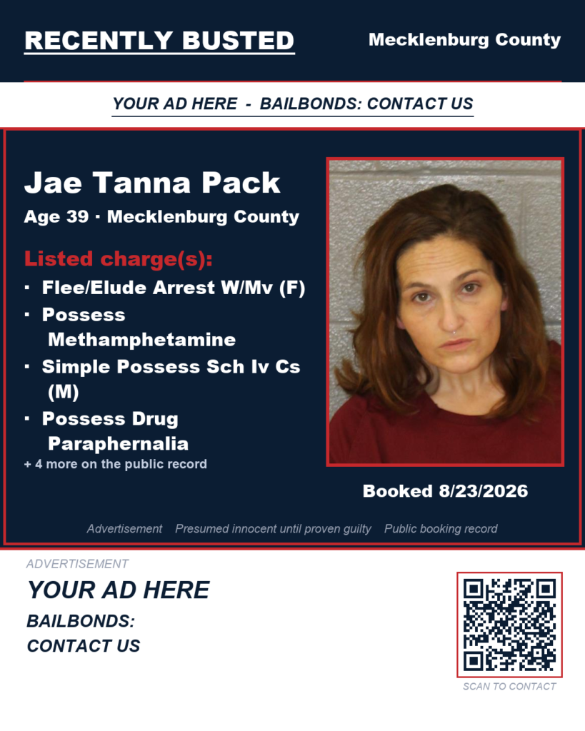 Arrest report - JAE TANNA PACK