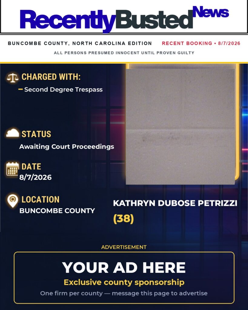 Arrest report — KATHRYN DUBOSE PETRIZZI