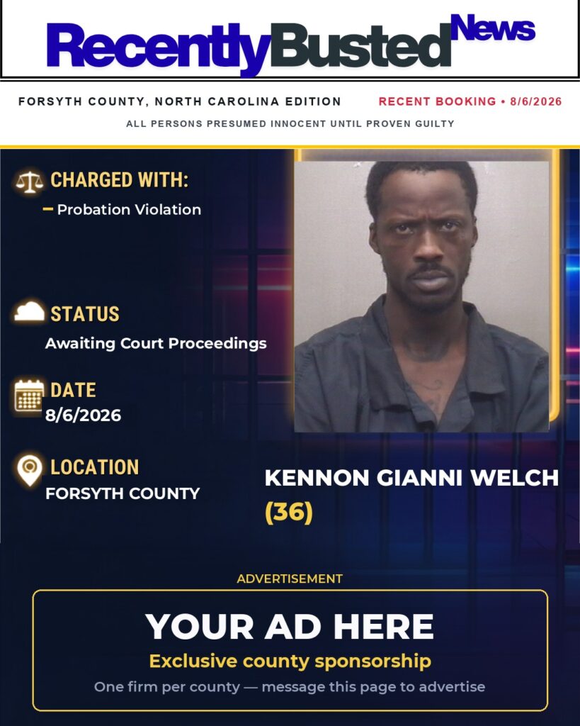 Arrest report โ KENNON GIANNI WELCH