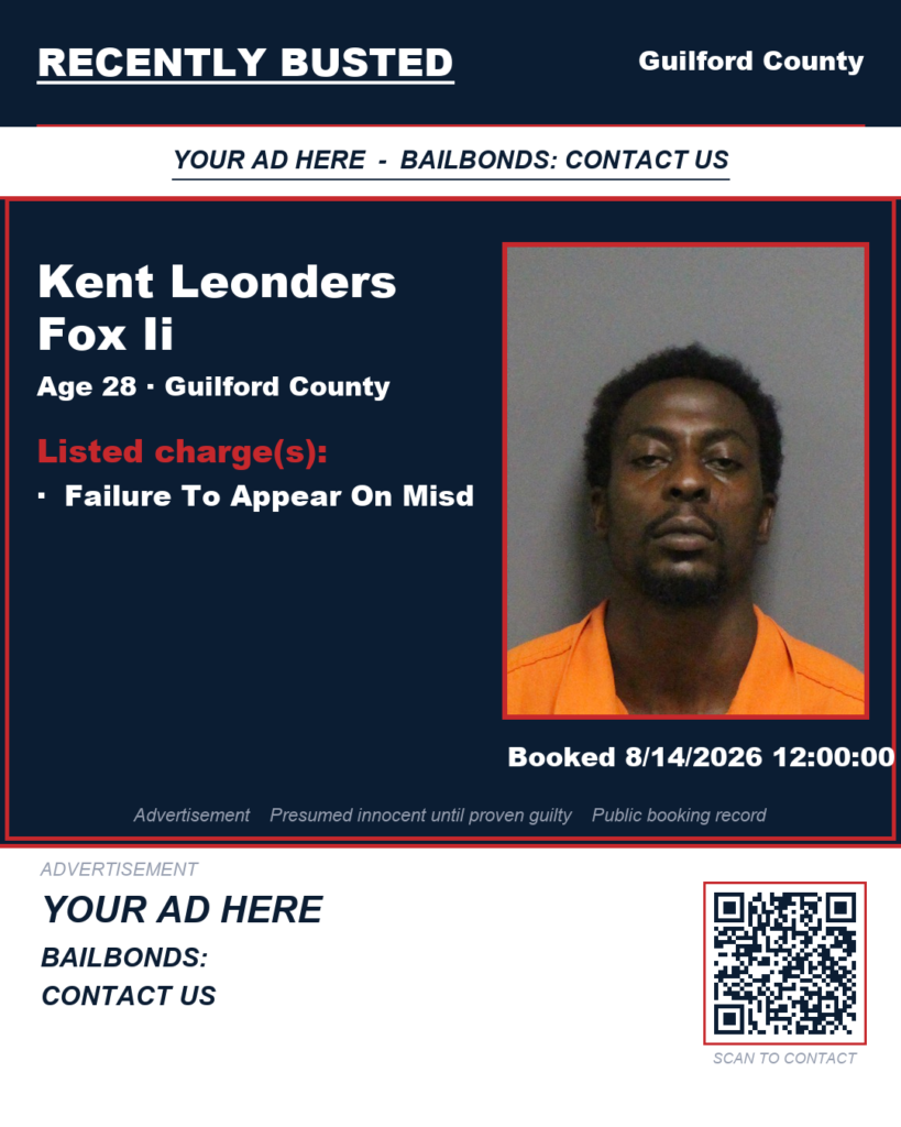 Arrest report — KENT LEONDERS FOX II