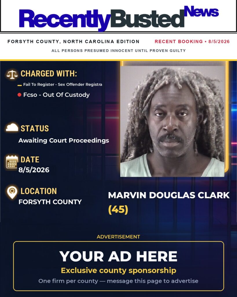 Arrest report โ MARVIN DOUGLAS CLARK