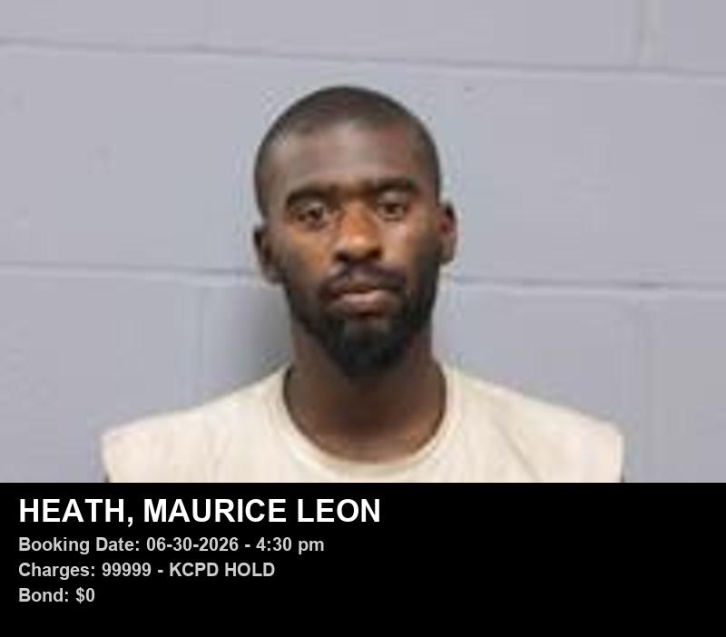 Arrest report - MAURICE LEON HEATH