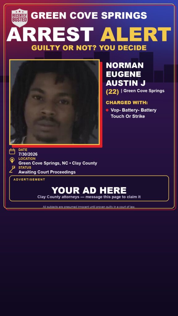 Booking photo of NORMAN EUGENE AUSTIN J
