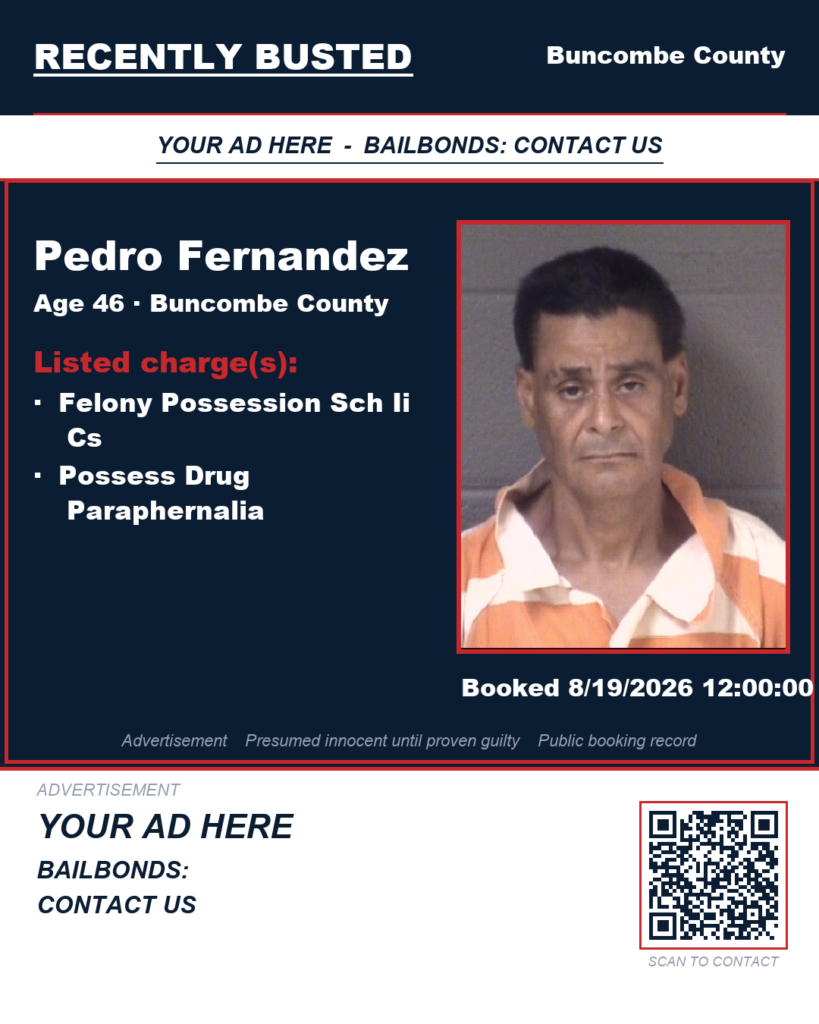 Arrest report — PEDRO FERNANDEZ