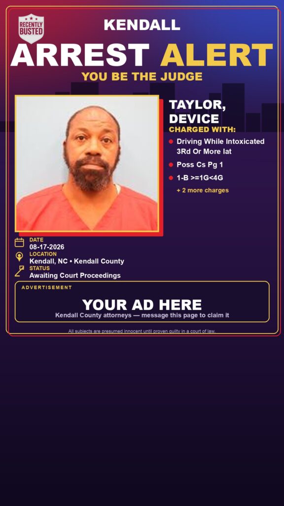Arrest report - Taylor, Device
