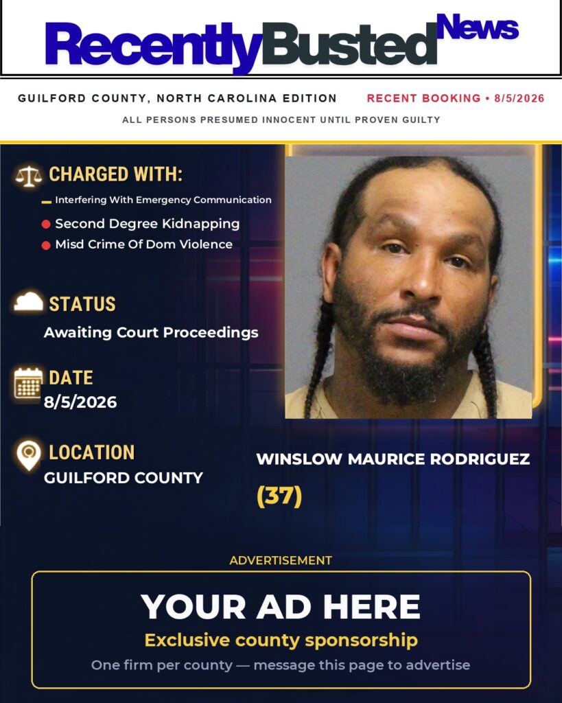 Arrest report โ WINSLOW MAURICE RODRIGUEZ