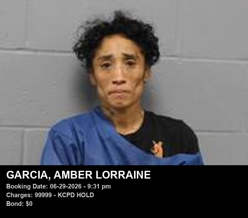 Arrest report - AMBER LORRAINE GARCIA