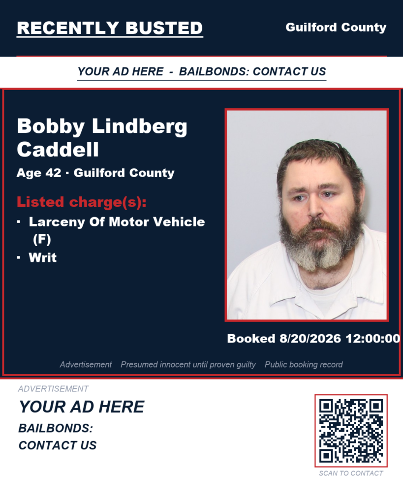 Arrest report โ BOBBY LINDBERG CADDELL