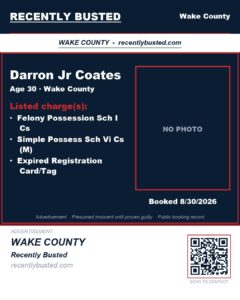 DARRON JR COATES