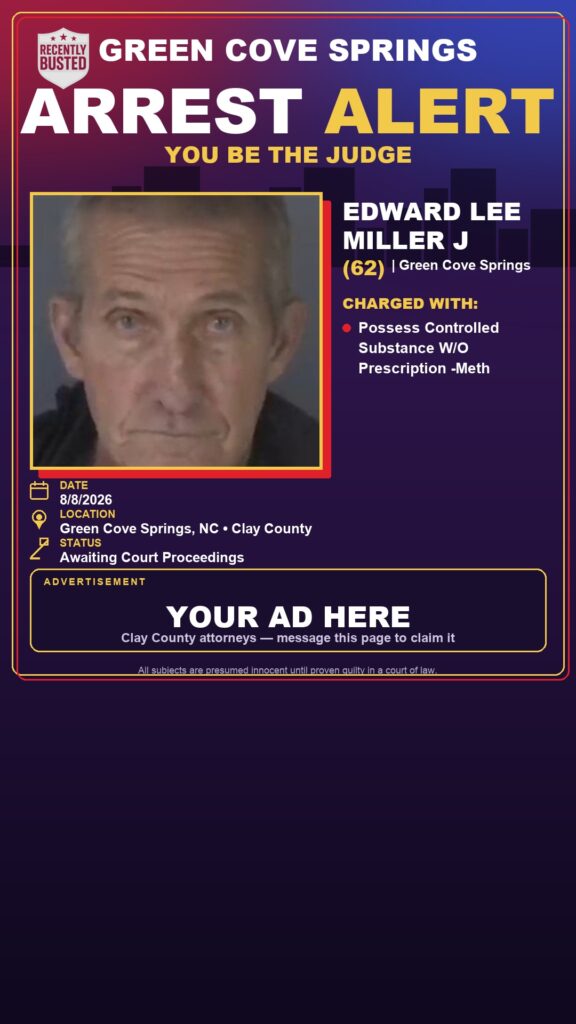 Arrest report โ EDWARD LEE MILLER J