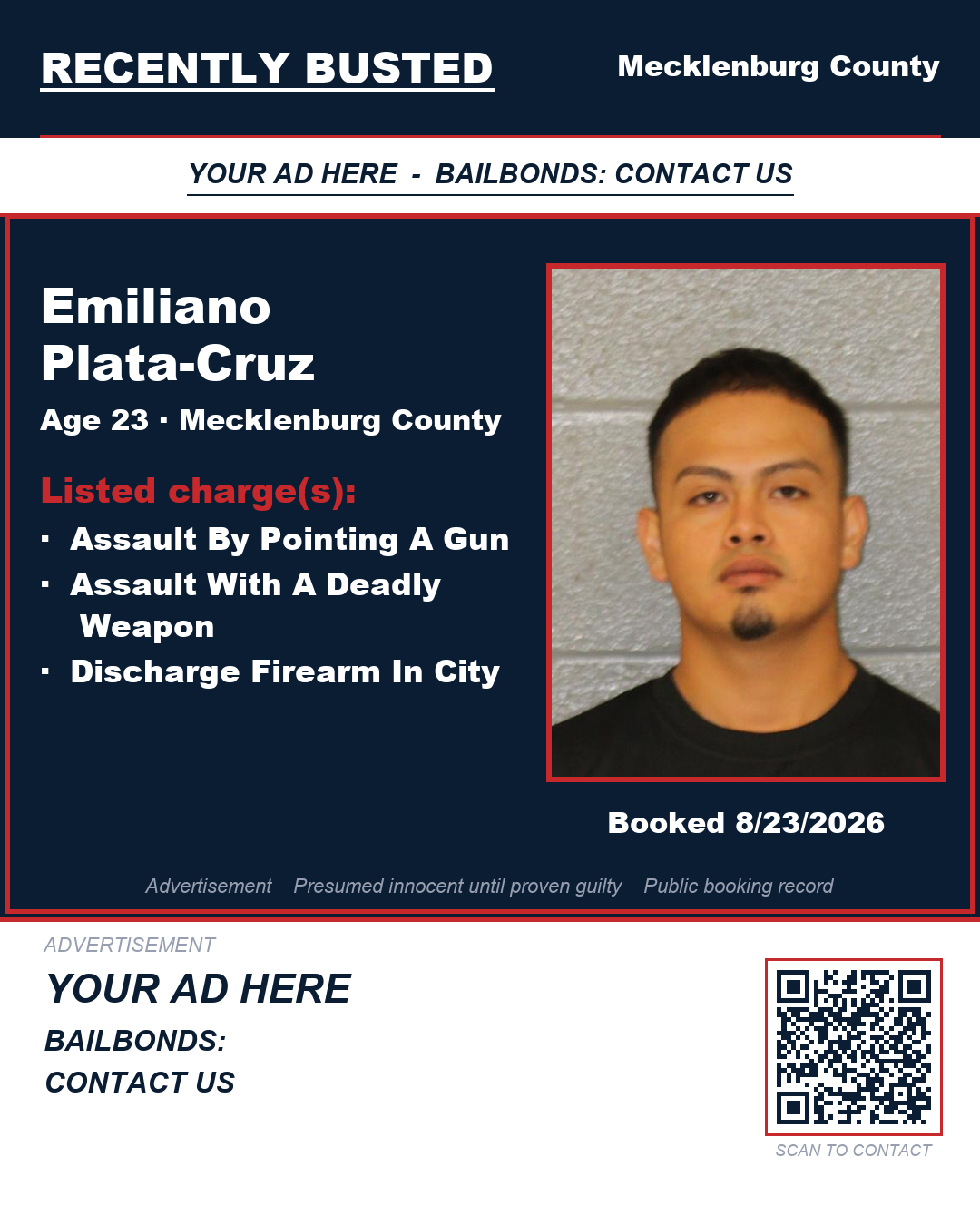 Arrest report - EMILIANO PLATA-CRUZ