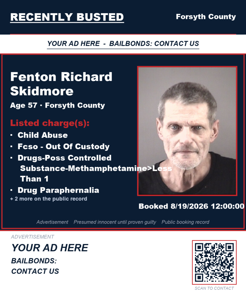 Arrest report - FENTON RICHARD SKIDMORE