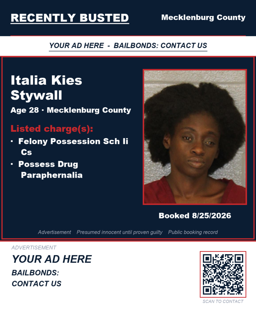 Arrest report - ITALIA KIES STYWALL