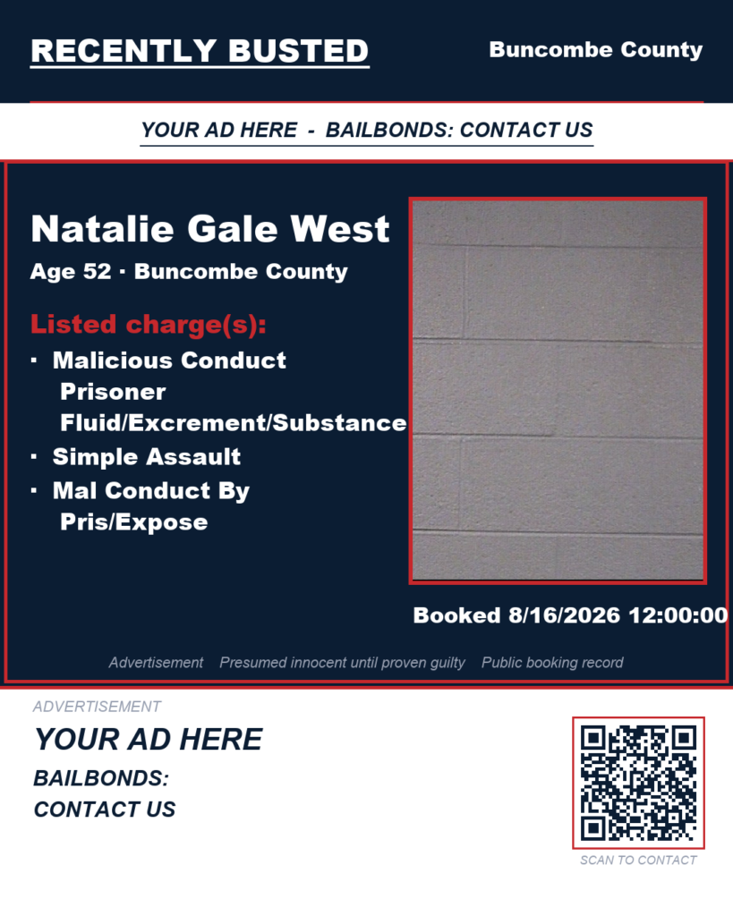 Arrest report — NATALIE GALE WEST