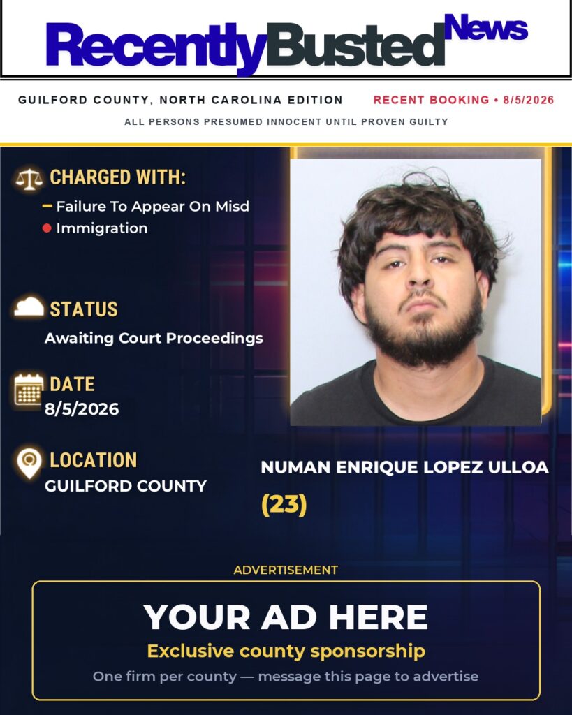Arrest report โ NUMAN ENRIQUE LOPEZ ULLOA