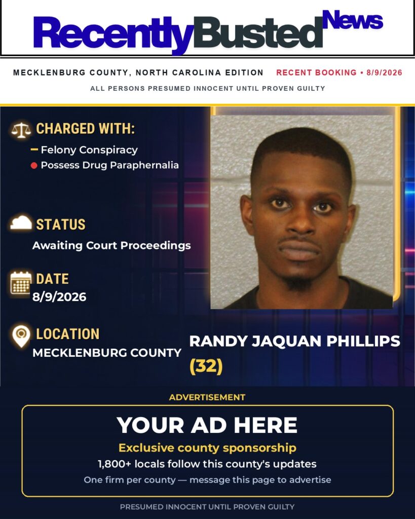 Arrest report — RANDY JAQUAN PHILLIPS