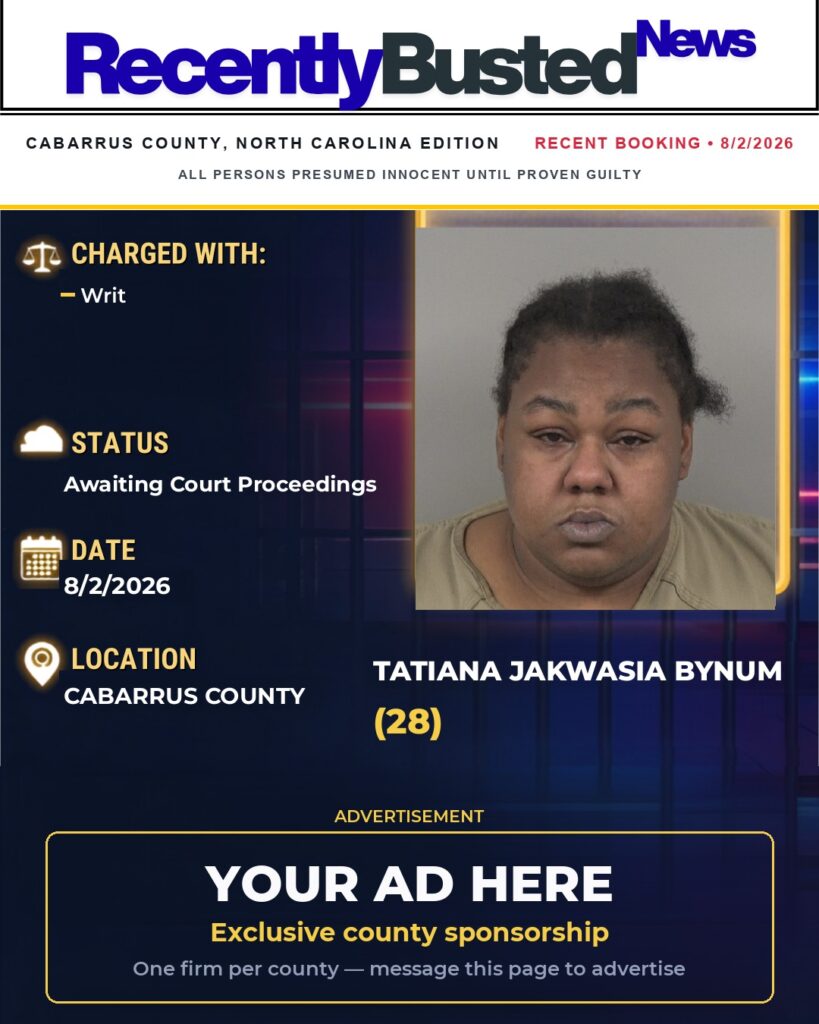 Arrest report โ TATIANA JAKWASIA BYNUM