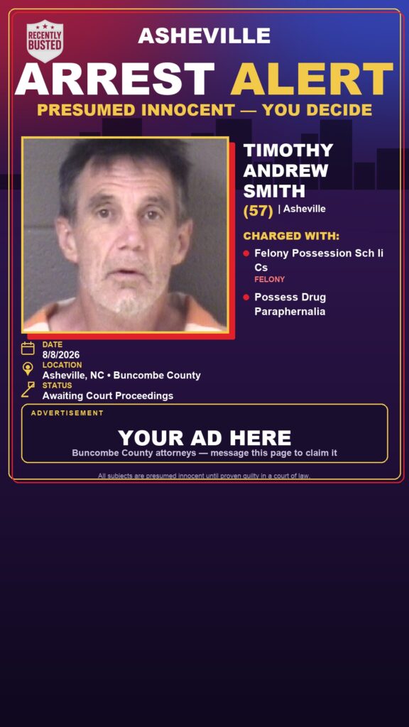 Arrest report — TIMOTHY ANDREW SMITH